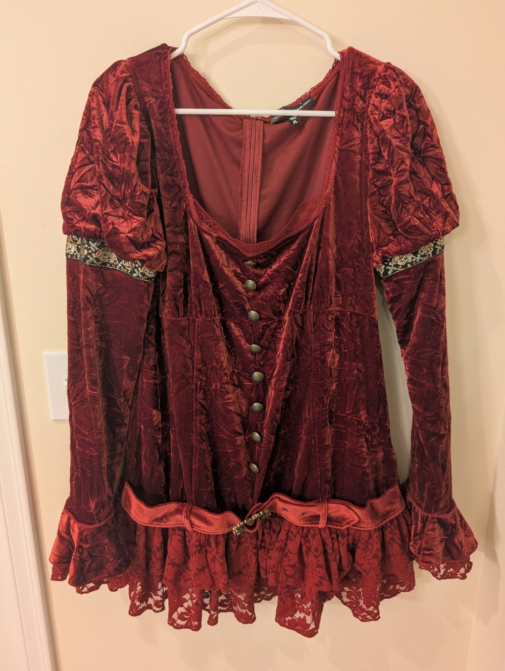 NWT | Dollskill x Betsey Johnson Velvet Medieval Dress